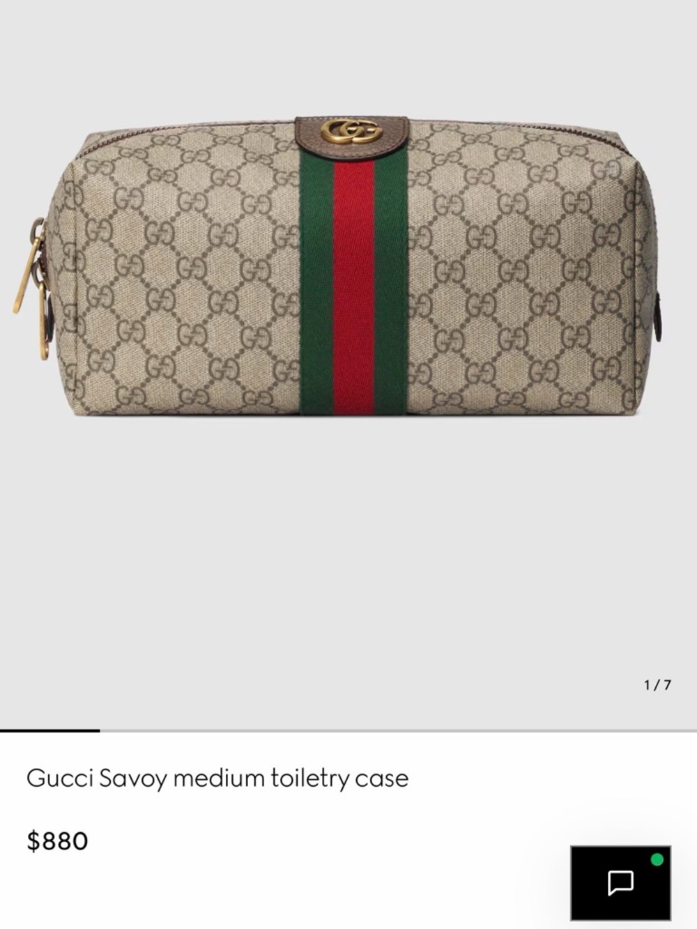 Gucci Savoy medium toiletry case